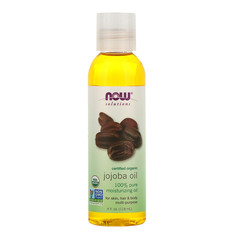 Now Foods, Решения, сертифицированный органический продукт, масло жожоба, 118 мл