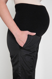 Утепленные брюки для беременных 13146 черный