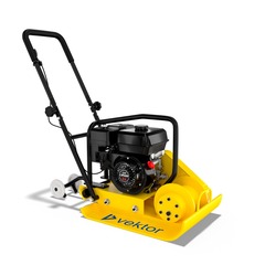 Виброплита бензиновая Vektor VPG-50B - [50 кг / 8.2 кН / Lifan 154F]