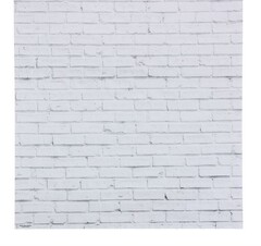 Фотофон рулонный "Белый кирпич" 70см х 100 см.