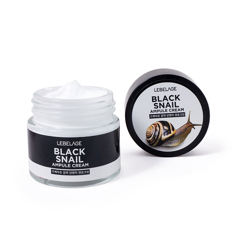Lebelage Ampule Cream Black Snail Крем для лица ампульный с муцином черной улитки