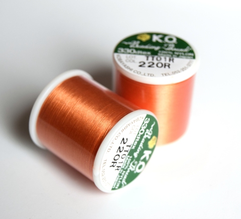 Orange. Размер В. Нитки для бисероплетения KO.