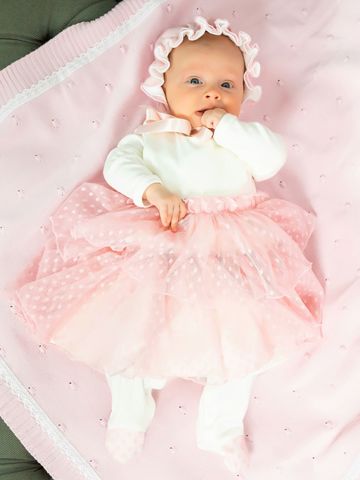 Комплект на выписку с капором "Милашка"