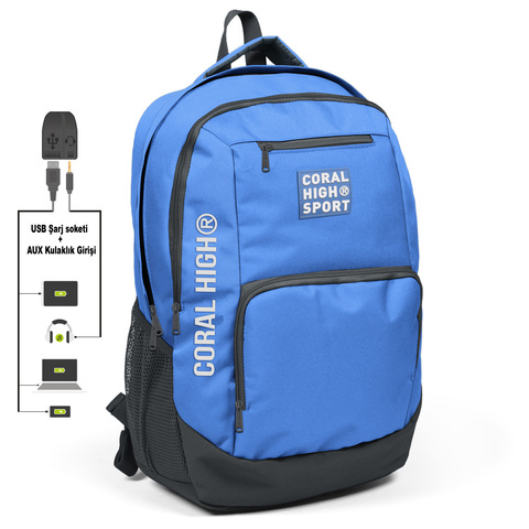 Çanta \  Сумка \ Bag CORAL HIGH SPORT SIRT ÇANTA(USB+AUX SOKETLİ)23247