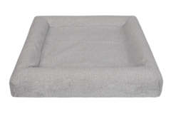 ТОТО лежанка анатомический матрас (рогожка), цвет серый (59х55х10см)