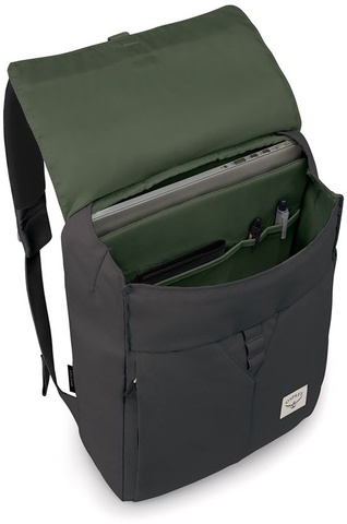 Картинка рюкзак городской Osprey arcane flap pack Stonewash Black - 3