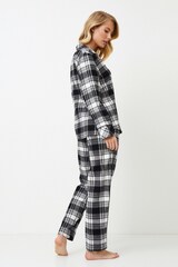 Пижама женская со штанами ARUELLE JOAN_Черный + белый