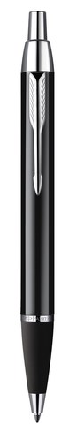 Шариковая ручка Parker IM Metal, K221, цвет: Black CT, стержень: Mblue123