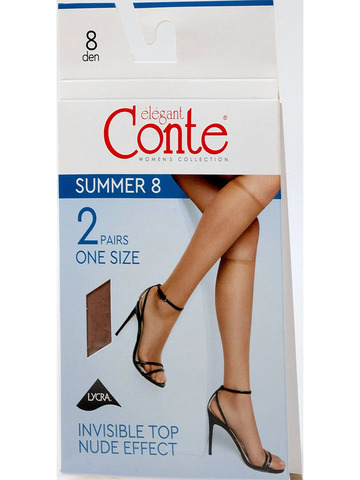 Ультратонкие гольфы Summer 8 Conte, 2 пары
