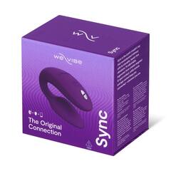 Фиолетовый вибратор для пар We-Vibe Sync 2 - 