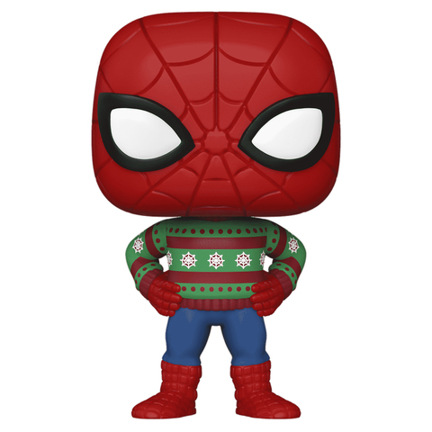 Funko POP! Bobble Marvel Holiday Spider-Man in Sweater (1284)