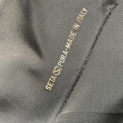 Крепдешин темно-серый  с эластаном 1112