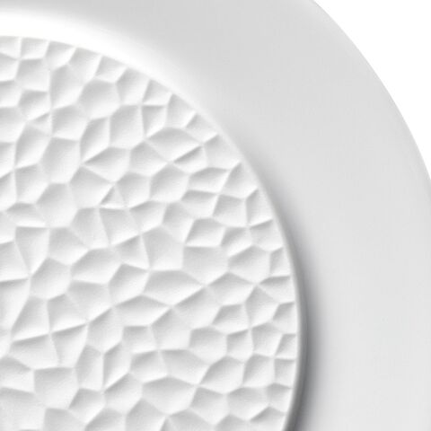 Фарфоровая хлебная тарелка со структурным центром 14 см, белая, артикул 227846, серия Сollection`L Fragment