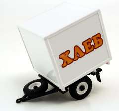 Trailer UAZ Van delivery of products, spare parts, goods 1:43 Agat Mossar Tantal