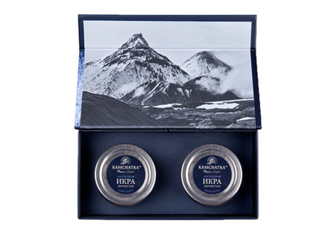 Набор из 2 видов красной икры  Kamchatka, 2*200г
