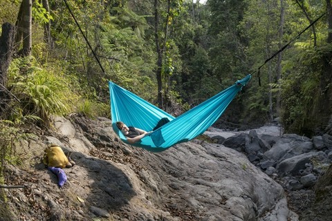 Картинка гамак туристический Ticket to the Moon compact hammock Turquoise - 2