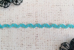 Тесьма "Вьюнок" люрекс золото, ш. 4-5 мм, пр-во Россия