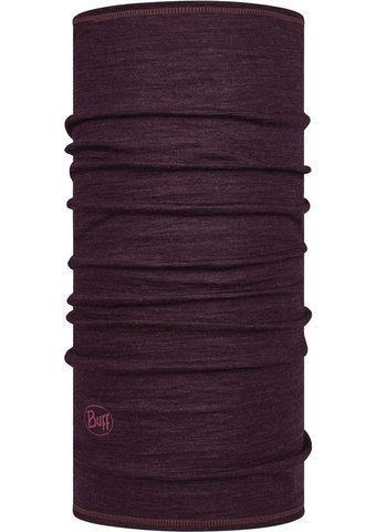 Элитная мультибандана с шерстью BUFF® Lightweight Merino Wool Solid Deep Purple