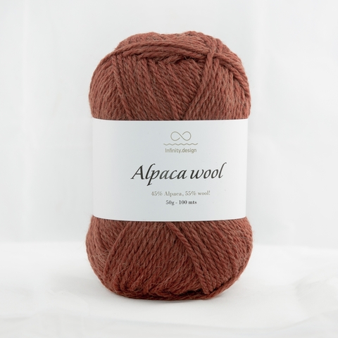 Пряжа Infinity Alpaca Wool 3355 ржавчина