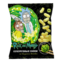 Кукурузные палочки Рик и Морти со вкусом васаби