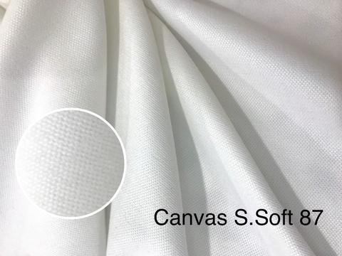 Канвас цвет белый. Ширина рулона ткани - 300 см. Арт.: SW17-M02/41