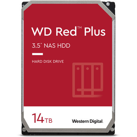 Диск Western Digital 14TB Red Plus 7200 rpm SATA III 3.5
