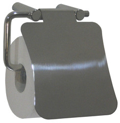 Toilet paper holder with lid, AISI 304 stainless steel, bright, W:120 mm Mediclinics AI0080C фото