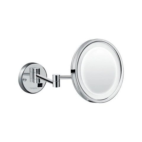 Hansgrohe Logis Universal 73570000 Косметическое зеркало с подсветкой, с 3-кратным увеличением, хром