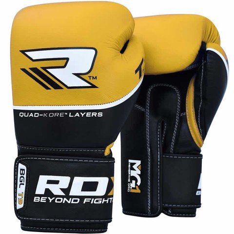 Перчатки для бокса RDX Boxing Glove BGL-T9 Yellow