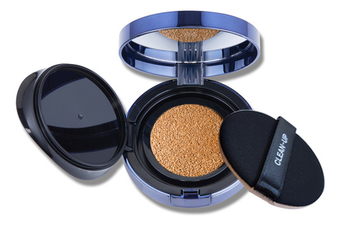 АНТИВОЗРАСТНОЙ ТОНАЛЬНЫЙ КРЕМ КУШОН CUSKIN ТОН 21  CLEAN-UP SKINFIT CUSHION PACT SPF 50+/PA+++