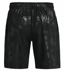 Теннисные шорты Under Armour Woven Emboss Short - black/black