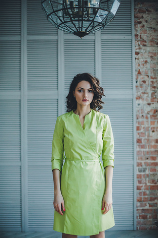 Халат женский м265 сансара лайм1300