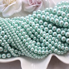 Майорка нежно-зелёная 8 мм, 1 нить, МА146