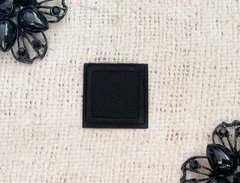 Термоаппликация, р. 2,5х2,5 см, чёрный