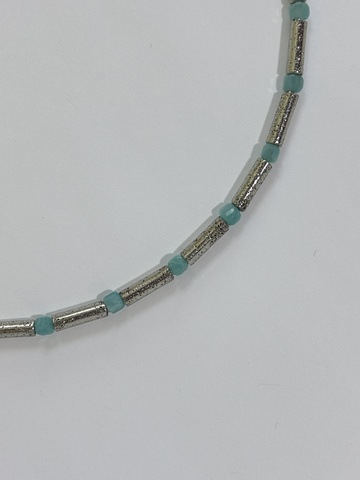 Амазонит (колье из натуральных камней)