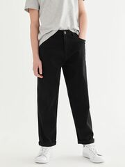 Джинсы стрейч для мальчика Next M14-726, Черный