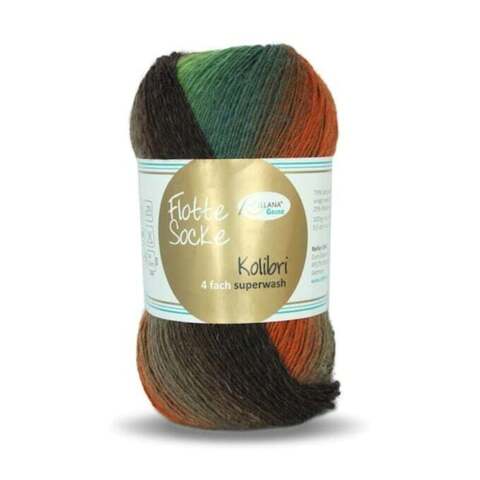 Пряжа Rellana Flotte Socke 4f. Kolibri 6206