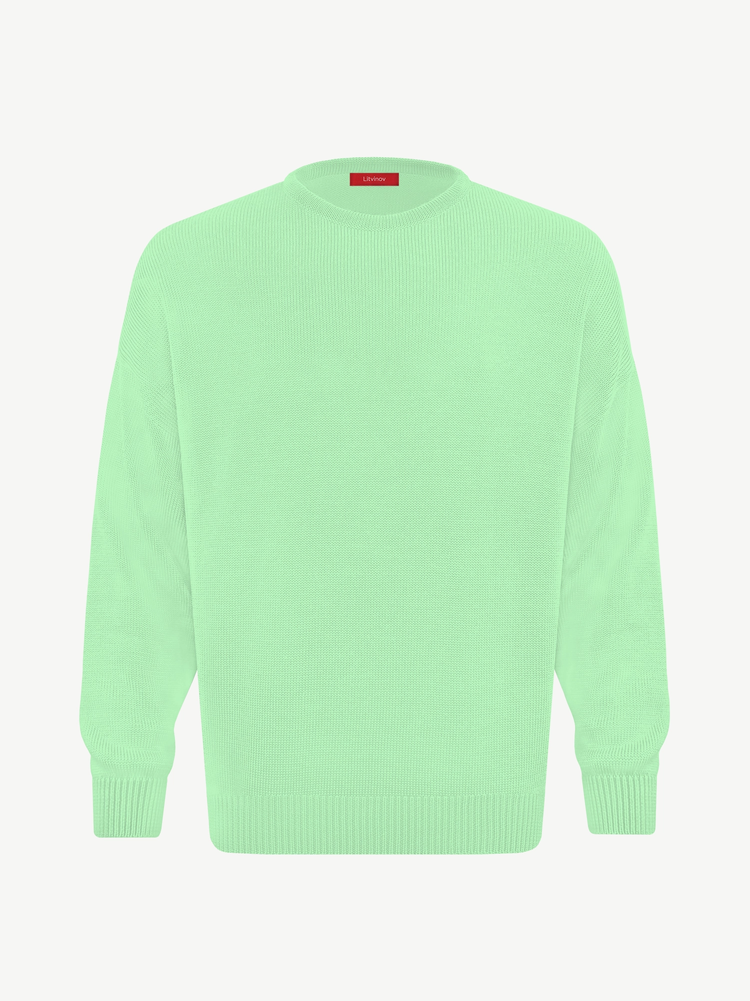 Джемпер оверсайз из мягкой шерсти