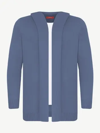 Кардиган с капюшоном из кашемира