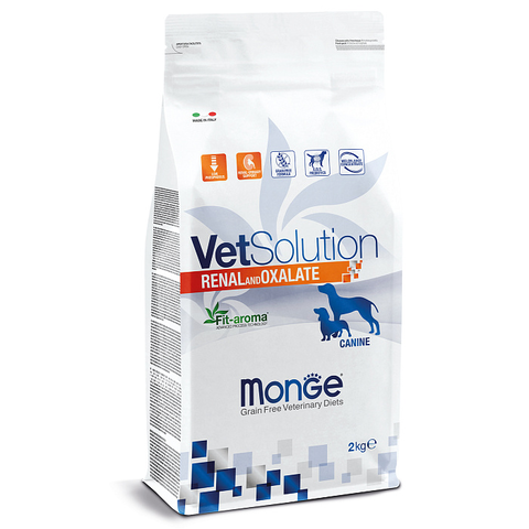 Диетический корм Monge VetSolution Dog Renal and Oxalate Ренал и Оксалат для собак при ХПН 2 кг