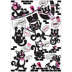 
          Набор для изготовления картины Клевер, 280х70х50 мм, декорирование, пластик, картонная упаковка, "Комикс. Коты"