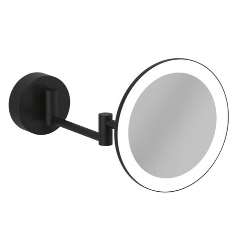KLUDI VELA R 5899539W Зеркало косметическое подвесное с подсветкой 3х кратное увеличение