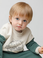 джемпер  для мальчика  КР 302851/светло-бежевый 0783 к604