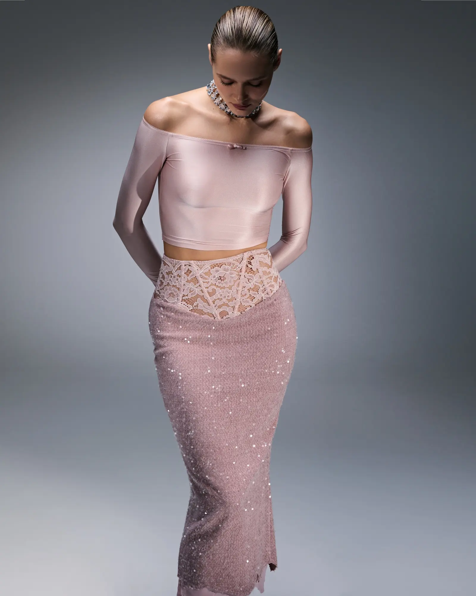 Юбка корсетная Flamingo