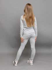 487-26з Термобелье двухслойное, светло-серый меланж