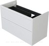 Aquanet 365912 Тумба с раковиной Nova Lite 2.0 100 R 2 ящ. цв. белый глянец (365912)