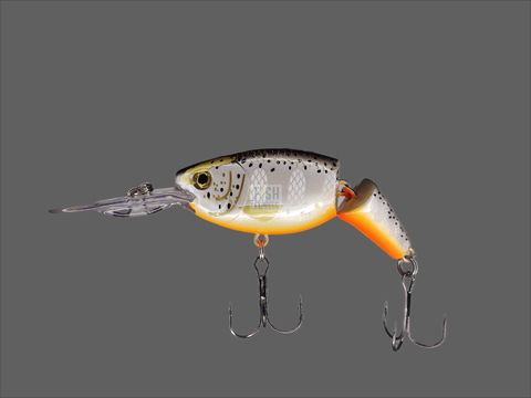 Воблер 2 сост. JOINTED SHAD RAP 70mm 13гр 2,1 - 4,5м #SF (реплика)