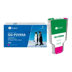 Cartridge G&G 730 для DJ T1600, T1700, T2600, пурпурный (300мл)