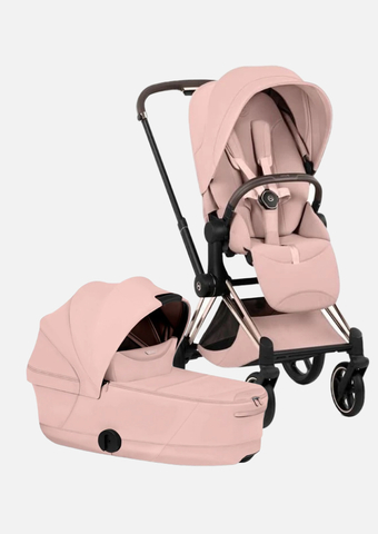 Коляска Cybex Priam V Style Rosegold 2 в 1 Cozy Beige
