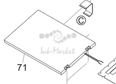 Дисплей панели управления Kyocera 302KY94150 / запасная часть новая, оригинал, тех. упаковка / 2KY94150, 302KY45010, 302KY94150